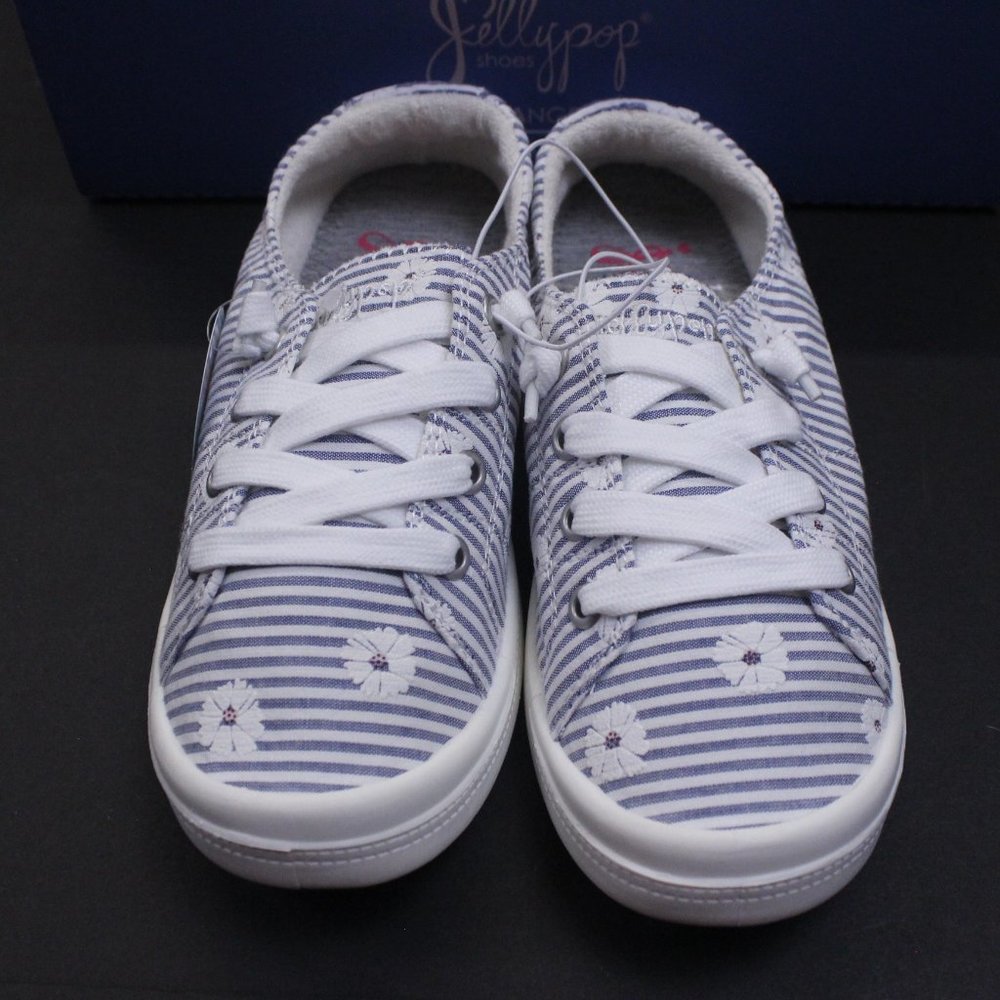 Jellypop Dallas Women's Sneakers - Blue Multi Floral - Size 5.5M - Picture 2 of 6